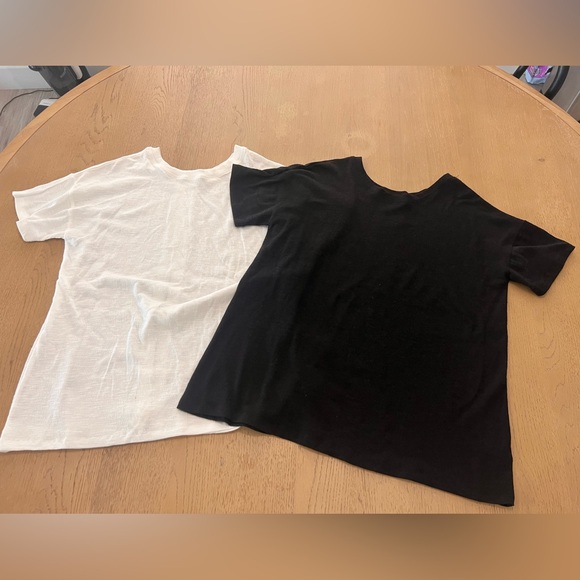 Bundle of Two Split T shirt Bae The Label black & white maternity - Picture 6 of 13